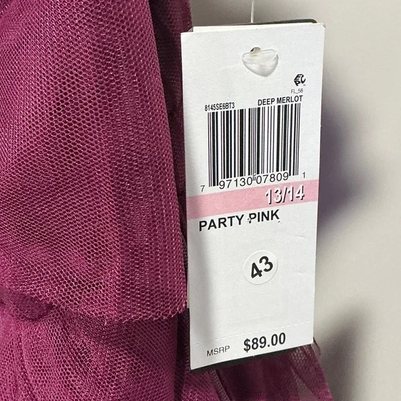 City Studio Strapless Plum Dress - Picture 7 of 8